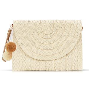 Crossbody Bags, Straw Clutch Purses, Bohemian Handmade Woven :3